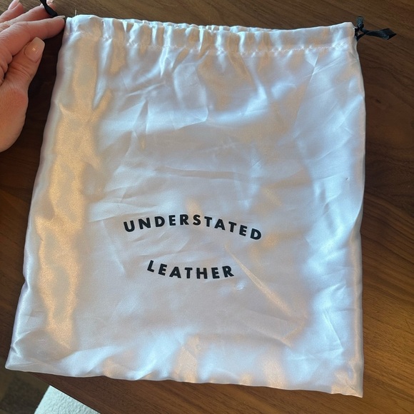 Understated Leather Black Vegan Clutch NWT - Picture 6 of 7